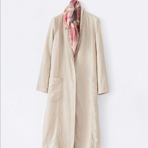 Poetry 100% linen long linen jacket